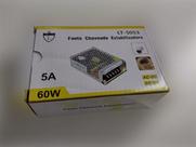 Fonte Chaveada 12v 5a 60w Colmeia Bivolt para Cftv Fita camera