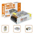 Fonte Chaveada 12v 5a Metal Colmeia Para Cftv Som Dvr