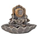 Fonte Dágua Da Lua Decorativa Relaxante Resina Bivolt 29cm