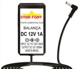 Fonte DC 12V Para Balança Marte AD - 1000mA Bivolt