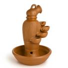 Fonte De Agua Barro Decorativa Cascata 3 Quedas Para Jardim De Barro Artes Fonte De Agua Barro Decorativa Cascata 3 Quedas Para Jardim De Barro Artes