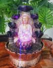 Fonte De Água Buda 7 Chakras Flor De Lótus 6 Quedas Bivolt Fonte De Água Buda 7 Chakras Flor De Lótus 6 Quedas Bivolt