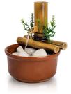 Fonte De Agua Cascata Feng Shui Mesa Bambu Decorativa 16cm