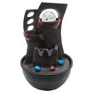 Fonte De água Decorativa Cascata 2 Quedas Luz De Led Bivolt
