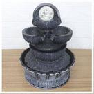 Fonte De Água Decorativa Cascata 4 Quedas Luz De Led Bivolt