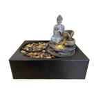Fonte de Água Decorativa de Mesa Buda 110V 29x22x20cm