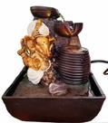 Fonte De Aguá Decorativa Ganesha Elefante Indiano Meditação
