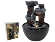 Fonte De Agua Decorativa Tres Quedas Com Led De Mesa E Chão Fonte De Agua Decorativa Tres Quedas Com Led De Mesa E Chão