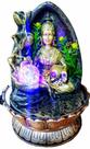 Fonte de Agua Deusa Hindu Lakshmi Da Abundância Decor