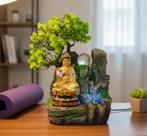 Fonte De Água Deusa Kuan Yin Bonsai Cascata De Água Decor
