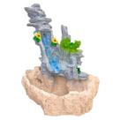 Fonte de Água em Resina Cascata da Pedra Relaxante Acompanha Bomba de Agua Bivolt