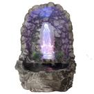 Fonte de água Nossa Senhora de Guadalupe gruta com Luz colorida