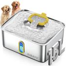 Fonte de Água para Cães SIBAYS 15L Aço Inoxidável Grande Capacidade