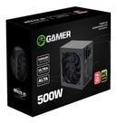 Fonte de Alimentação 500W Para PC Desktop BPC/500PFCA 500W 24 Pinos Cor Preto Brazil PC Gamer