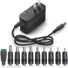 Fonte de alimentação Adaptador AC 12V 1A com 10 conectores intercambiáveis