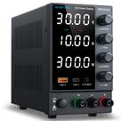 Fonte de alimentação DC WANPTEK POWER 0-30V 0-10A com USB e tipo C