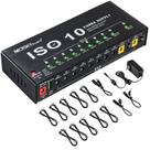 Fonte de Alimentação Isolada Mosky ISO-10 para Pedais de Guitarra - 10 Saídas DC