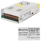 Fonte de alimentação MEISHILE 12V 50A 600W DC Comutação 220V 110V