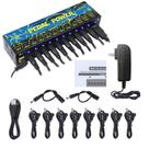 Fonte de Alimentação para Guitarra AFOT com 10 Saídas DC Isoladas 9V/12V/18V Fonte de Alimentação para Guitarra AFOT com 10 Saídas DC Isoladas 9V/12V/18V