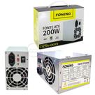 Fonte de alimentação para PC Foneng 200W prata 110V/220V