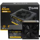 Fonte de Alimentação Para Pc Gamer Atom 400W ATX 100V/230V Com 5 Cabos Conectores e Proteção Contra Sobrecarga Fan Silenciosa - Clanm