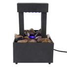 Fonte de mesa Ejoyous Lighted Waterfall com luzes LED