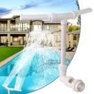 Fonte de piscina ZCONIEY Dual Spray de 4,3 m de altura