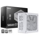 Fonte Gamer Shocker Pcyes Full Modular 600w Branco 110/220v Pfc Ativo Fonte Gamer Shocker Pcyes Full Modular 600w Branco 110/220v Pfc Ativo