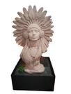 Fonte India Xamã Cabocla Cascata De Água Decorativa 40cm Fonte India Xamã Cabocla Cascata De Água Decorativa 40cm