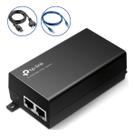 Fonte Injetor Poe+ Tp-link Tl-poe160s - Gigabit - Até 30w