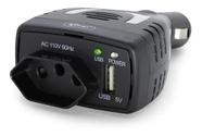 Fonte Inversor De Potência 75w Carrega Notebook Carro Celular