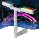 Fonte para Piscina POOLHACKER Solar com LED e Controle Remoto, Dupla Saída