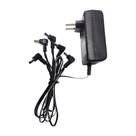 Fonte Pedal Pedaleira 9v 1000ma Bivolt P/ 5 Pedais Com Led