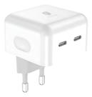 Fonte Tomada 40w Com 2 Entradas Tipo C Pd40