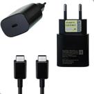 Fonte Turbo 25W Compatível Galaxy S21 S22 S23 S24 S25 Ultra Carregador USB-C Rápido