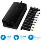 Fonte Universal Bivolt Notebook Laptop 120W Com 9 Conectores 12v 24v Compativel Com Diversas Marcas