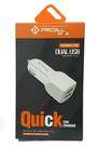 Fonte Veicular Power 778 PMCELL Dual Usb Branco - Linha CV21 Fonte Veicular Power 778 PMCELL Dual Usb Branco - Linha CV21