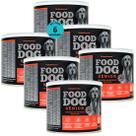 Food dog senior 100g nutrição para cães idosos kit com 6