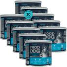 Food dog zero proteína animal 100g nutrição para cães adultos kit com 10