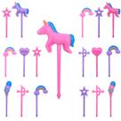 Food Picks GET FRESH Unicorn Bento para crianças, 24 unidades