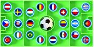 Football Fidget Pop Push Bubble Toys, jogo de quebra-cabeça sensorial removível Popper Fidget para alívio da ansiedade do estresse, TDAH ou brinquedo de festa para adultos e crianças (linha de futebol com impressão)