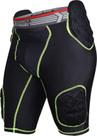 Football Girdle Exxact Sports Touchdown, 5-Pad, para homens, preto