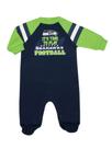 Footed Sleep and Play Gerber Unissex Baby Boys NFL 0-3 meses