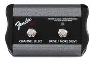 Footswitch Fender, 2 botões, 3 funções, canal/ganho/ganho adicional Footswitch Fender, 2 botões, 3 funções, canal/ganho/ganho adicional