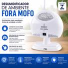 Fora Mofo Desumidificador de Ambiente Quarto Guarda Roupa Antimofo