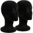 Foraineam Foam Mannequin Head Foraineam, 30,4 cm, pacote com 2 unidades