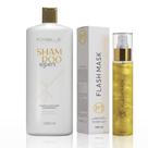 Forbelle Shampoo Expert 1L + Flash Mask 100ml - Brilho e Reparação