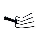 Forcado 4 Dentes Curvo Com Solda 1/2 - Fuzil