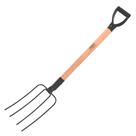 Forcado Reto Arame 4 Dentes Cabo Madeira 71 cm TRAMONTINA
