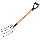 Forcado reto de arame 4 dentes cabo madeira 71cm Tramontina Forcado reto de arame 4 dentes cabo madeira 71cm Tramontina